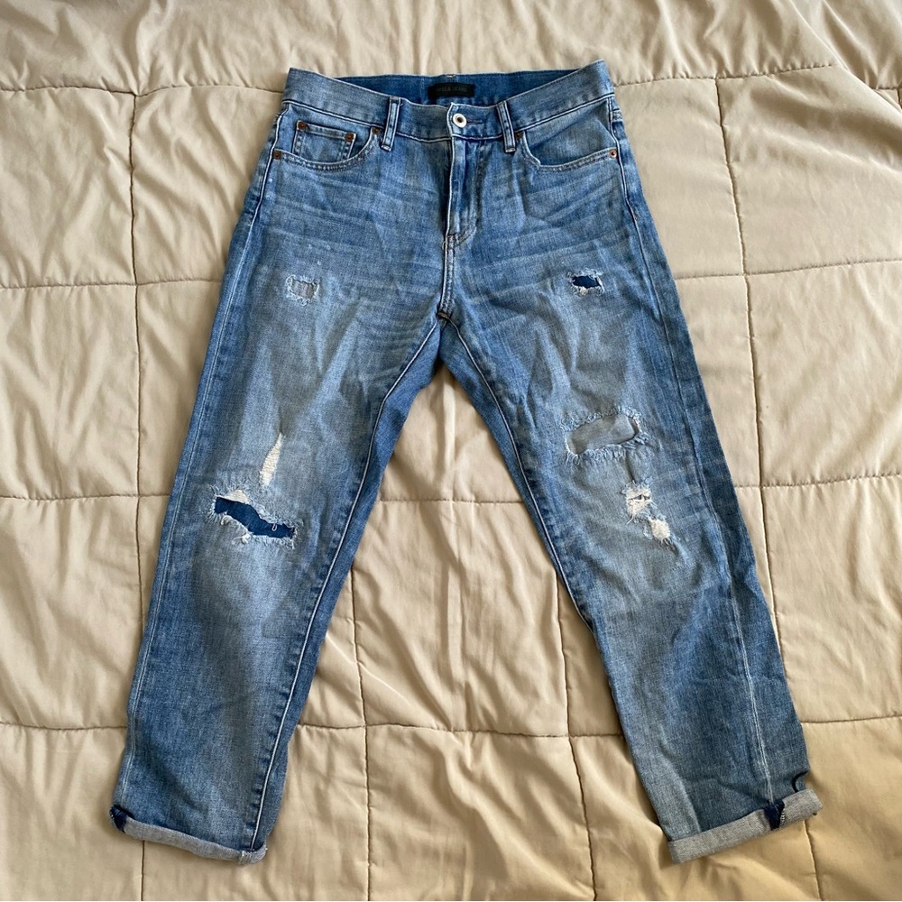 Uniqlo distressed jeans
